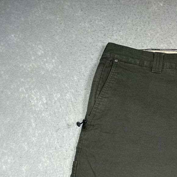 Columbia Shorts Mens Size 40 Green Flat Front Zipper Pockets Inseam 9 in - Picture 3 of 12